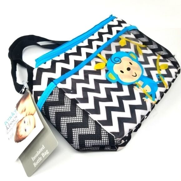 NWT. Tender Kisses MONKEY INSULATED BOTTLE BAG - Picture 1 of 14
